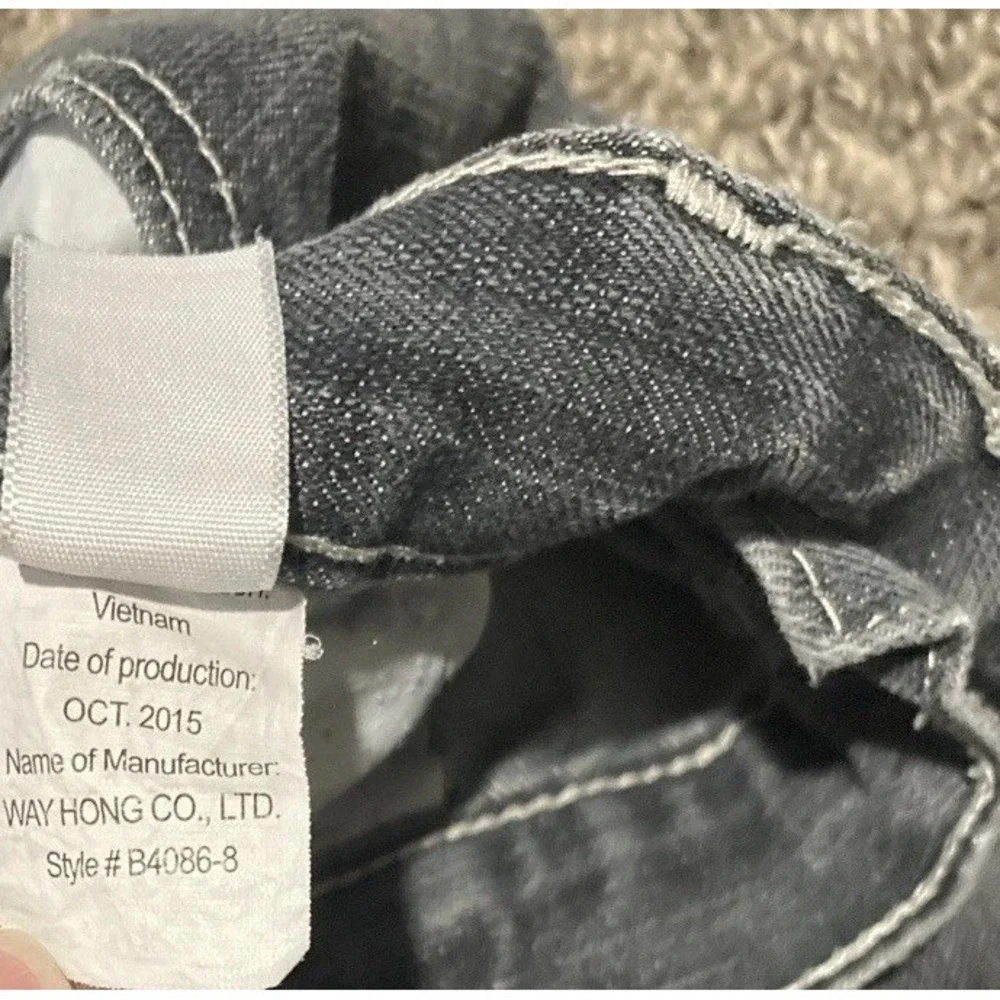 Buzz Cuts By Wax Jean Boys 28x26 Gray Bootcut Jeans Youth Size 16 Fade Wash